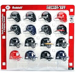 American League Set MLB Pocket Pro Helmet Set by Riddell