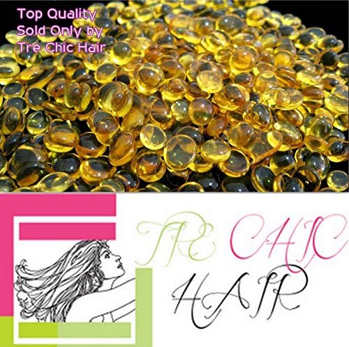 Tre Chic 400 PCS High Quality Salon Grade A Hair Extension Fusion Keratin Glue Tips Rebond Granules Beads