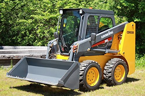 2015 Lonking CDM308 Skid Steer Enclosed Cab A/C Perkins 61HP Turbo High Flow