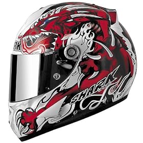 Shark Duhamel Men's RSR2 Sports Bike Racing Motorcycle Helmet - Color: Red, Size: 2X-Large