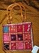 Gergeous Pink With Multi color Boho Banjara Gypsy India Sequin Sari Handbag Purse Totes For Free Shipping