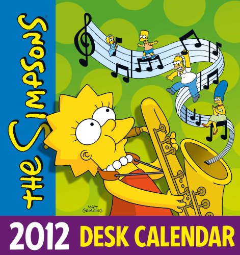 Official the Simpsons Desk Calendar 2012