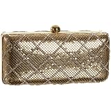 Whiting & Davis Crystal Crisscross Minaudi