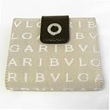 BVLGARI ブルガリ 二つ折財布 BVLGARI Lettere 25141 FAB BEIGE