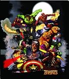 Marvel Zombies Zombie Light Black T-shirt Large