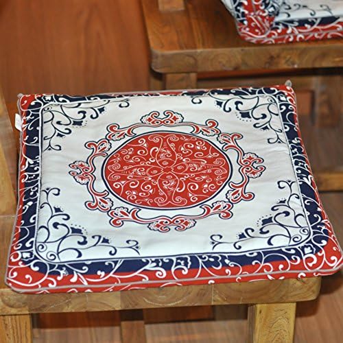 Cotton dyeing dining chair cushion/ thick core upholstery-A 55x55cm(22x22inch)