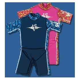 Childrens Lycra UV Protect Child Float Wet Suits by 