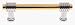 Amerock #BP1964-263 3 Chrome Solid Brass Pull