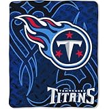 Northwest Tennesee Titans 50x60 Tattoo Plush Raschel Throw Blanket
