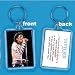 Michael Jackson Keychain 2"x1" Quote "Be the Best, Not the Second Best" picture