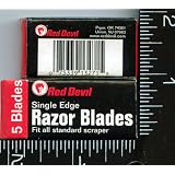 Single-Edge, Razor Blades, 5 , Boxes, of, 5 , Blades, for, a, Total, of , 25 , RED DEVIL, Single Edge Razor Blades,