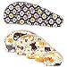 UberLyfe Cream Kitten Motif and Black Floral Print Multipurpose Pouch or Purse for Women - Combo of 10 (PU-001089-94-COMBO) RS.399.00