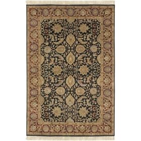 Satara Area Rug, 5'6X8'6, BLACK by Home Decorators Collection