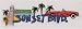 Sunset Blvd - US Street Header - Clear Window Sticker / Decal