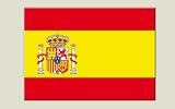 Adhésif autocollant / sticker Drapeau Espagne - 7 x 10 cm