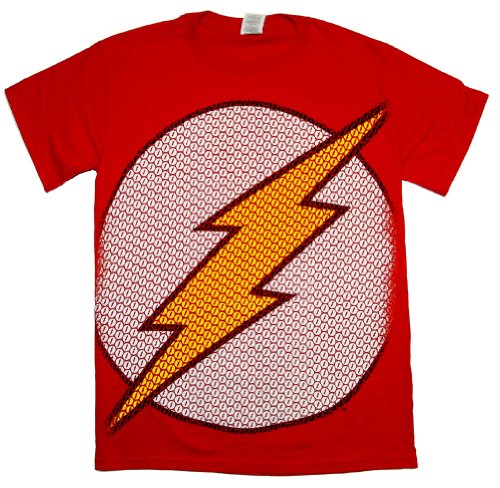  The Flash DC Comics Lightning Bolt Logo Minilogo Super Hero T-Shirt Tee