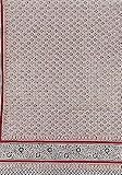 ShalinCraft Bedroom Furnishings Cotton Flat Bedsheets India Wood Block Prints Queen Size (bshtd400)