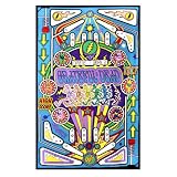 Grateful Dead Pinball Machine Tapestry 60x90 - Hanging Wall Art - Great for Apartments, Dorms, Homes, and Office