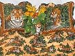Siberian Tiger 16" Zippered Throw Pillow Set, features Two Pillows with the Siberian Tiger