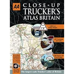 AA Close Up Truckers Atlas Britain A3 (Road Atlas) (AA Atlases and Maps)