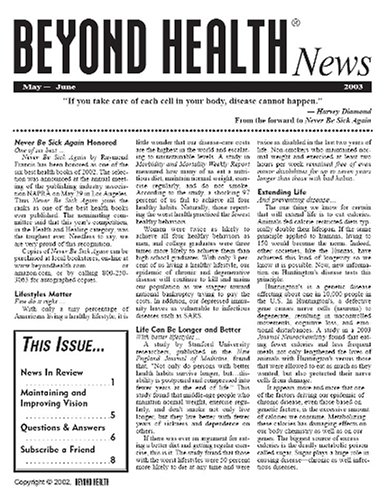 Childrens Toyshop  Magazines : Beyond Health News
