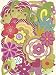 BERRY SWEET CARDSTOCK DIE-CUTS-GLITTER FLORAL 130/PKG