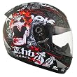 THH TS 41 Screaming Skull Matte Motorcycle Helmet XLarge
