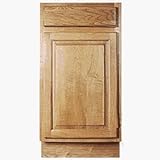 Sunnywood Prod. ARB18 Single Door and Single Drawer Oak Base Cabinet