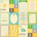 Jillibean Chilled Cucumber Soup Bite Size Bits 12x12 Scrapbook Paper