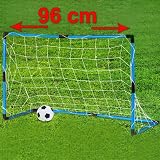 Fußballtor mit Ball