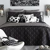 Toko Twin Comforter Set, Black