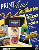 Print Artist Grusskarten. CD- ROM fuer Windows 95/98/ NT 4.0. 9.500 Cliparts, 2000 Vorlagen, E- Mail- Funktion E- Cards