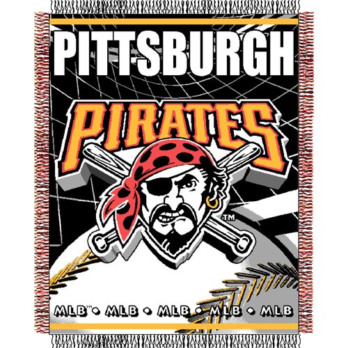 Pittsburgh Pirates MLB Triple Woven Jacquard Throw (MLB Series) (48x60
