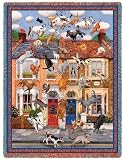 Raining Cats & Dogs Throw - 70 x 54 Blanket/Throw