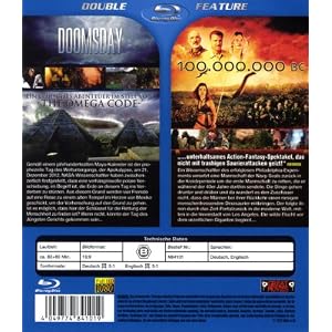 Double Feature-Doomsday & 100 Million Bc [Blu-ray] [Import allemand]