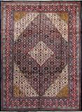 10 X 13 Navy Blue Geometric Design Handmade Hand Knotted Persian Area Rug Oriental G118