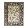 Floral Ribbons Rug - Ivory Black