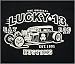 Lucky 13 Rat Rod Kustoms Mens Black T-Shirt NEW Chop Shop