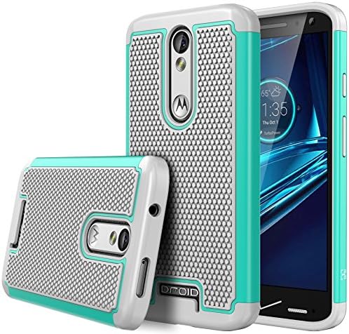Droid Turbo 2 case, iTronic Double Tone, Dual Layer Hybrid Defender Case for Motorola Droid Turbo 2