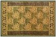 Laser Printed Split Bamboo Lily Valley White 3' x 5' Veranda Rug