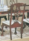 Set of 2 Chippendale Dining Chairs