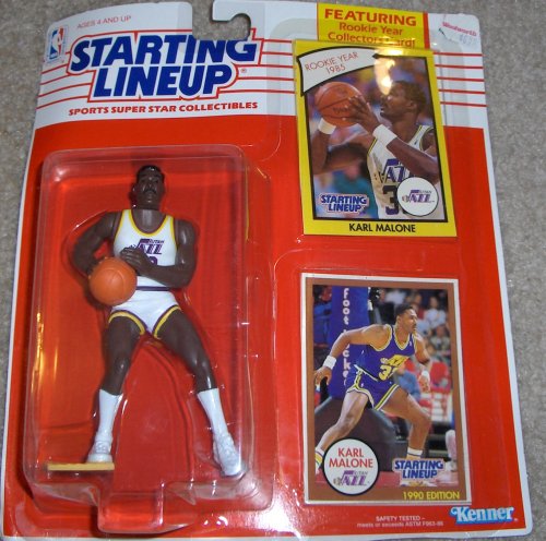 Childrens Toyshop  Toys : Karl Malone 1990 NBA Starting Lineup