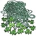 Prextex 12 Piece St Patrick's Beaded Shamrock Charmed Necklaces With Shamrock Pin