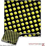 Sony PS3 Slim Skin Smileys on Black Sony PS3 Slim Skin Smileys on Black