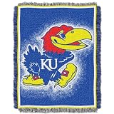 NCAA Kansas Jayhawks 48-Inch-by-60-Inch Jacquard Acrylic Throw