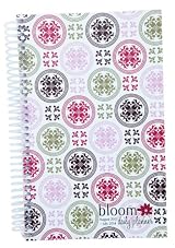 2013-2014 bloom Academic Year Daily Day Planner Fashion Organizer Agenda August 2013 Through July 2014 Floral Stamp