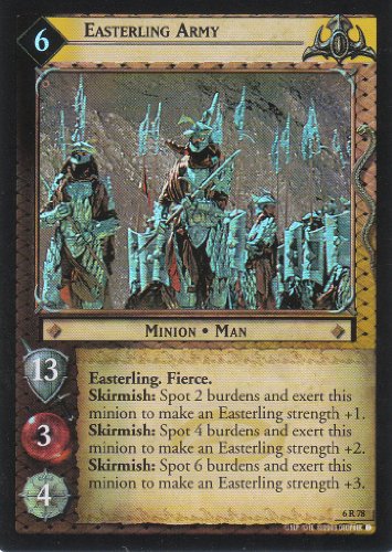 ReviewsLord of the Rings TCG Ents of Fangorn Rare Foil Card- Easterling Army #6R78 Lord of the Rings TCG Ents of Fangorn Rare Foil Card- Easterling Army #6R78