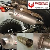 04-09 Yamaha YFZ450 Spiral Core Slip-on Exhaust by Phoenix