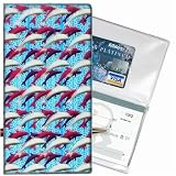 Lenticular Check Book Cover, 3D DAUPHIN, WHITE, BLUE R-D017-CBC