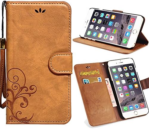 iPhone 5S Case / iPhone 5S Cover / Case for iPhone 5S / iPhone 5/5S Leather Case / YoungDoria Luxury Wallet Flip Leather Case Cover for iPhone 5/5S (Embossing - C)